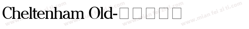 Cheltenham Old字体转换
